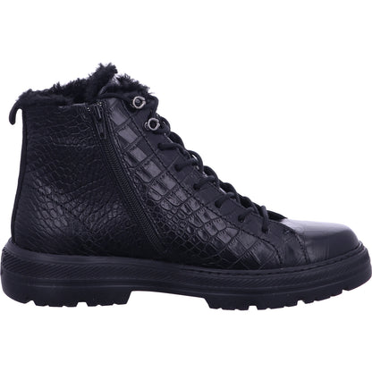 Paul Green Winterschuh 5287 0078-5287-078/Schnürstiefelette in Schwarz