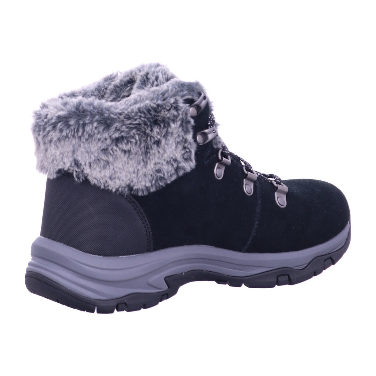 Skechers Winterschuh 167178 Lace Up Faux Fur Cuff Boot W/ in Schwarz