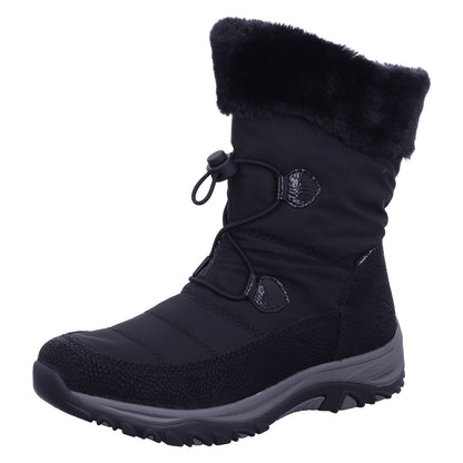Rieker Winterschuh M9683  in Schwarz