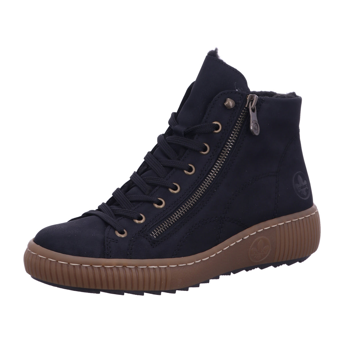 Rieker Winterschuh Z6610  in Schwarz