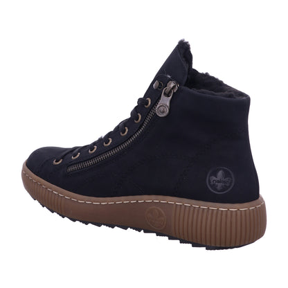 Rieker Winterschuh Z6610  in Schwarz