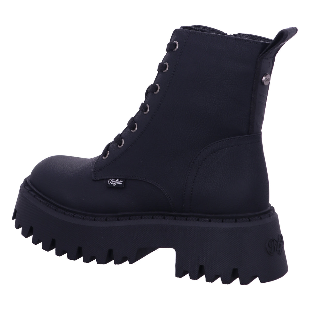 Buffalo Winterschuh 1622542 ASPEN LACE UP MID WARM in Schwarz