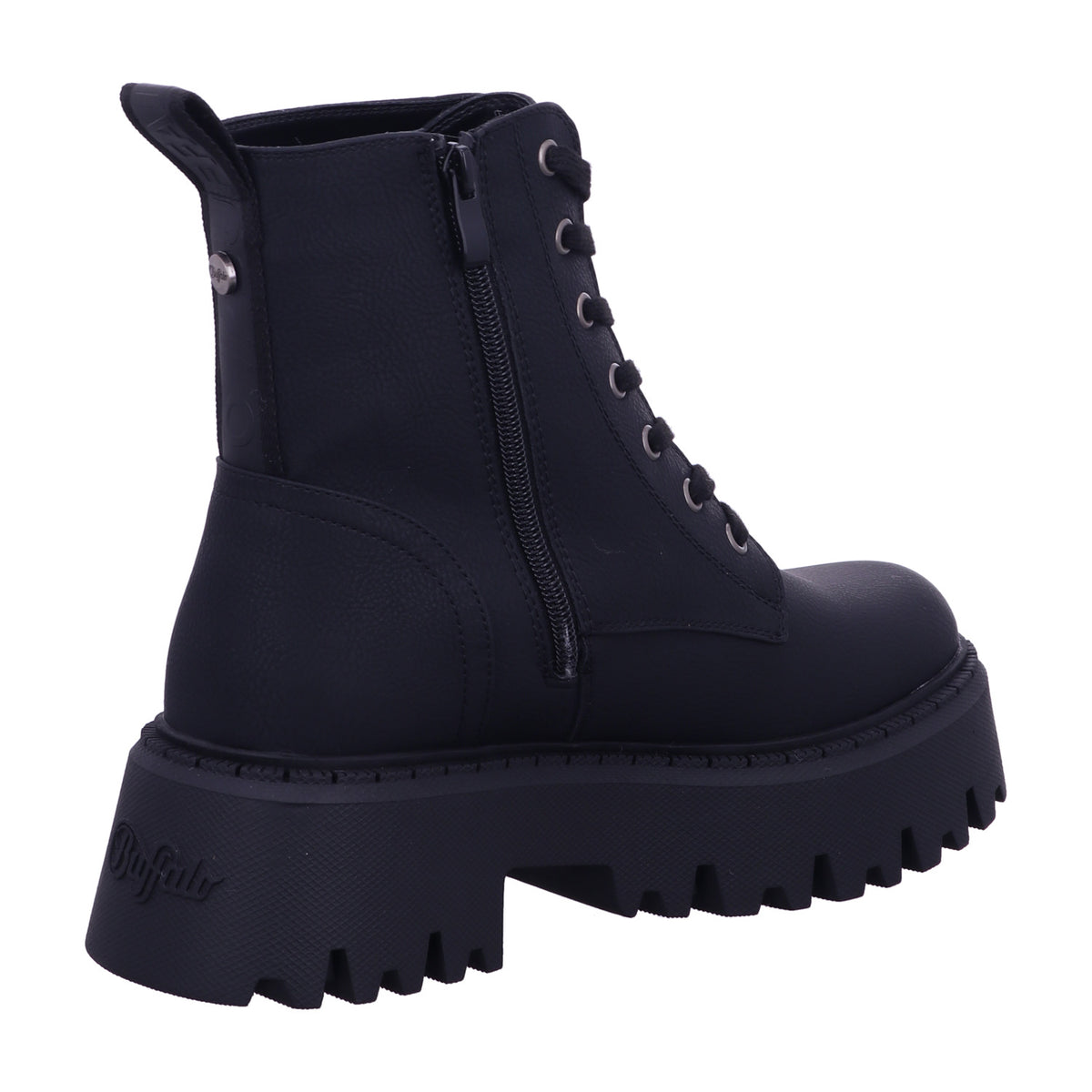 Buffalo Winterschuh 1622542 ASPEN LACE UP MID WARM in Schwarz