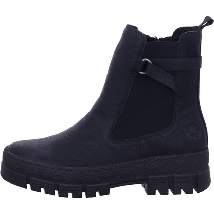 Rieker Winterschuh Y0212  in Schwarz