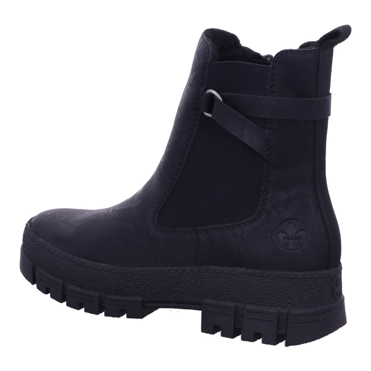 Rieker Winterschuh Y0212  in Schwarz