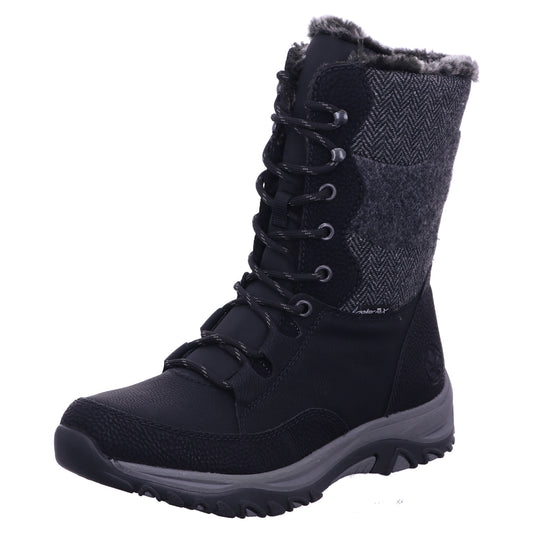 Rieker Winterschuh M9643  in Schwarz