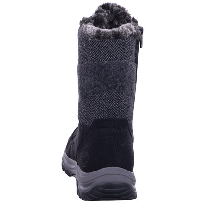Rieker Winterschuh M9643  in Schwarz