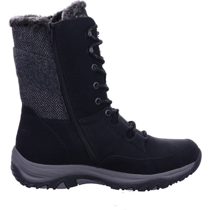 Rieker Winterschuh M9643  in Schwarz