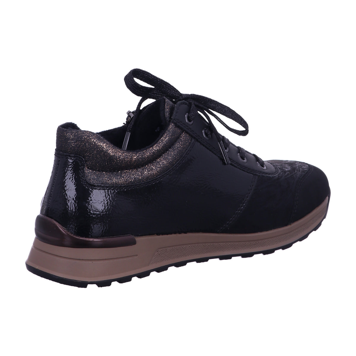 Rieker Winterschuh N1407  in Schwarz