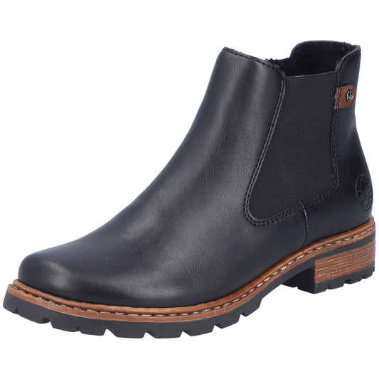 Rieker Winterschuh Z9354  in Schwarz