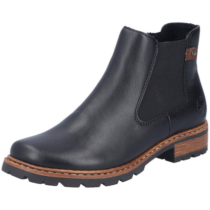 Rieker Winterschuh Z9354  in Schwarz
