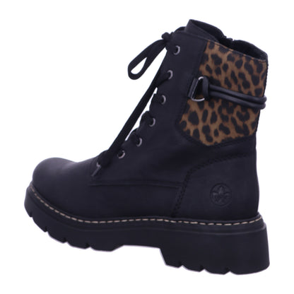 Rieker Winterschuh 76724 HWK Damen Stiefel in Schwarz