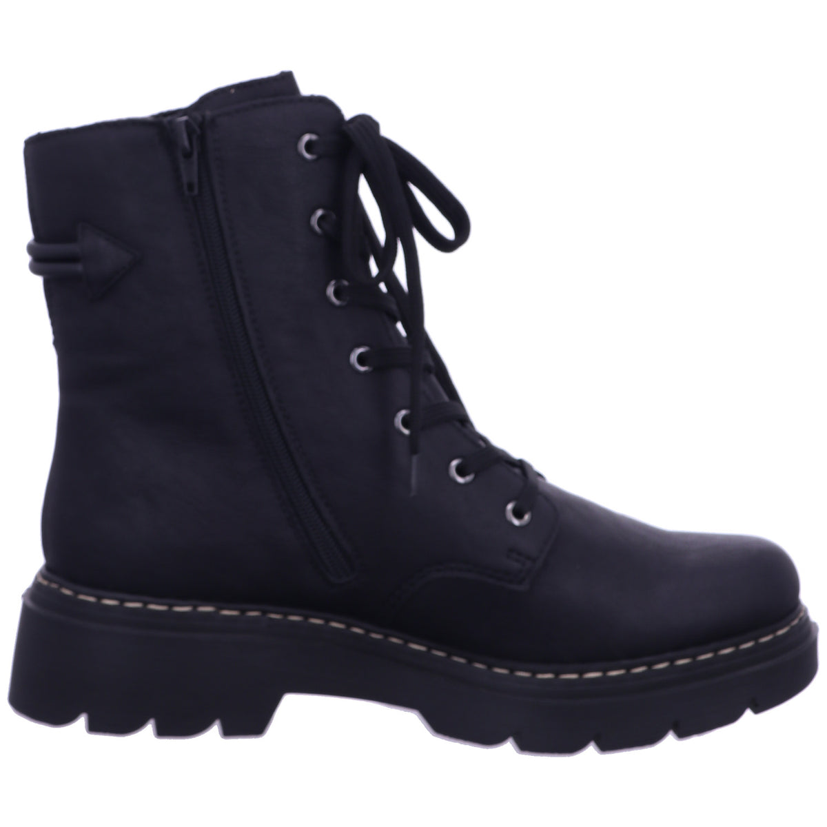 Rieker Winterschuh 76724 HWK Damen Stiefel in Schwarz