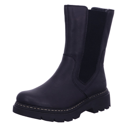Rieker Winterschuh 76780 HWK Damen Stiefel in Schwarz