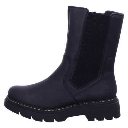 Rieker Winterschuh 76780 HWK Damen Stiefel in Schwarz
