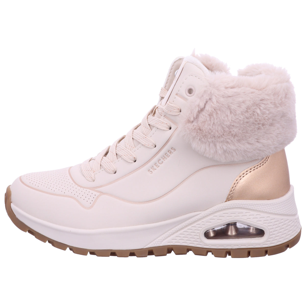 Skechers Winterschuh 167993 UNO RUGGED - FALL SHIMMER in Weiß