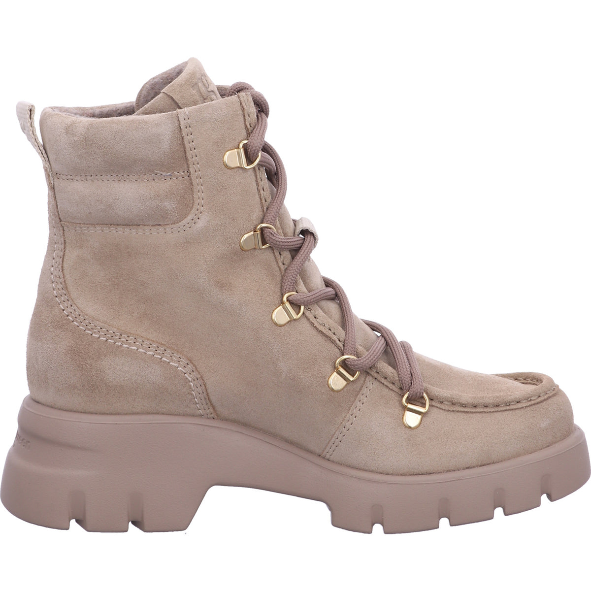 Paul Green Winterschuh 8237 0078-8237-008/Schnürbootie in Beige