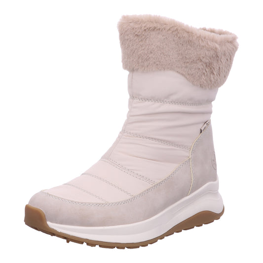 Rieker Winterschuh Z0983-60 HWK Damen Stiefel in Beige