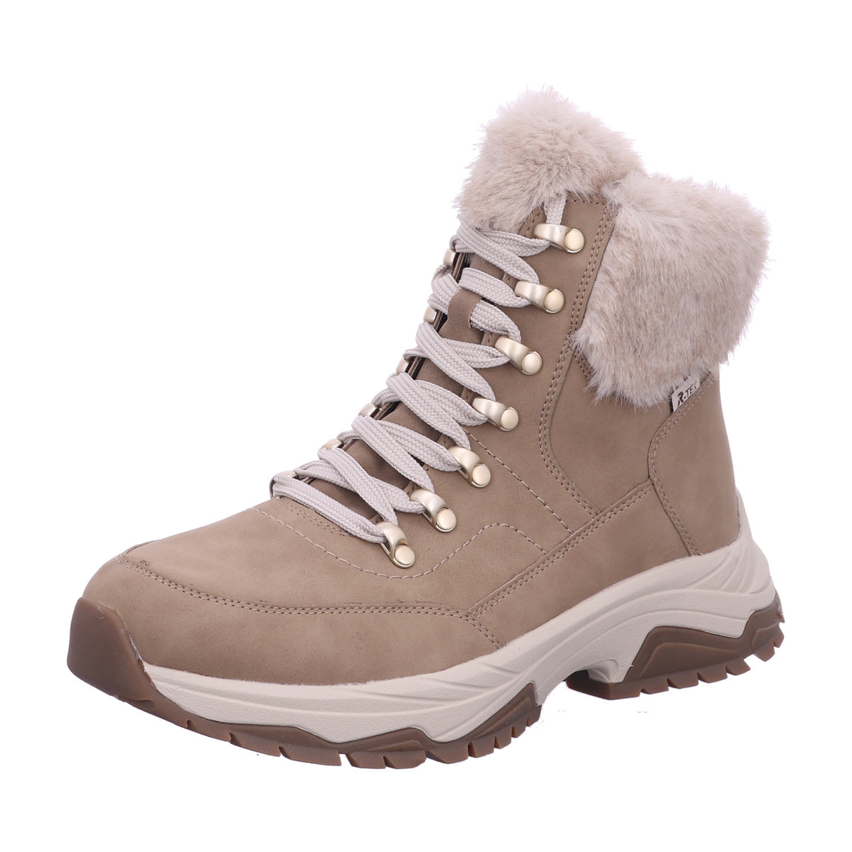R-Evolution Winterschuh W3971 HWK Damen Stiefel in Beige