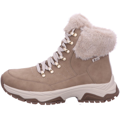 R-Evolution Winterschuh W3971 HWK Damen Stiefel in Beige