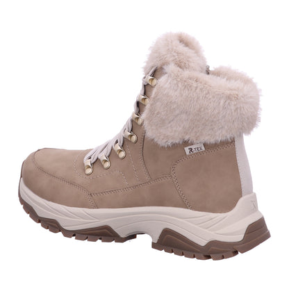 R-Evolution Winterschuh W3971 HWK Damen Stiefel in Beige