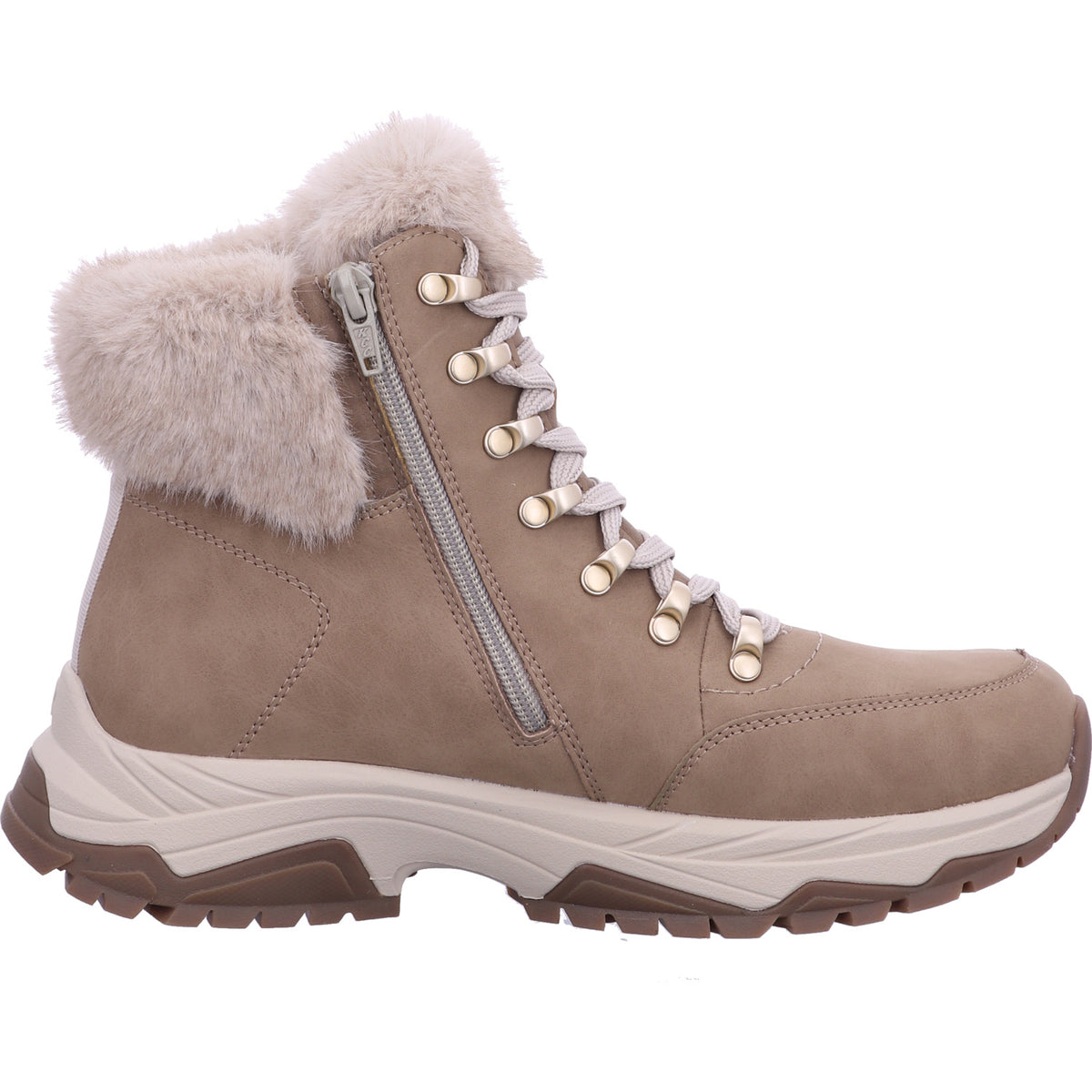 R-Evolution Winterschuh W3971 HWK Damen Stiefel in Beige