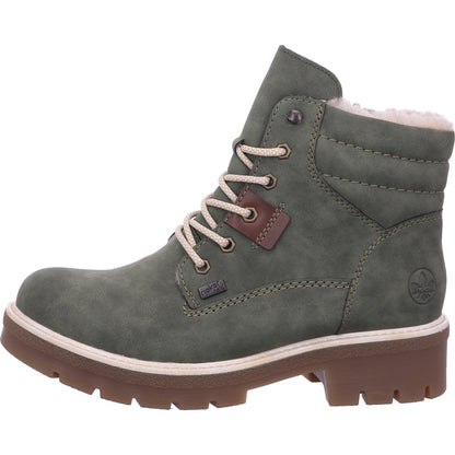 Rieker Winterschuh Y8120  in Grün