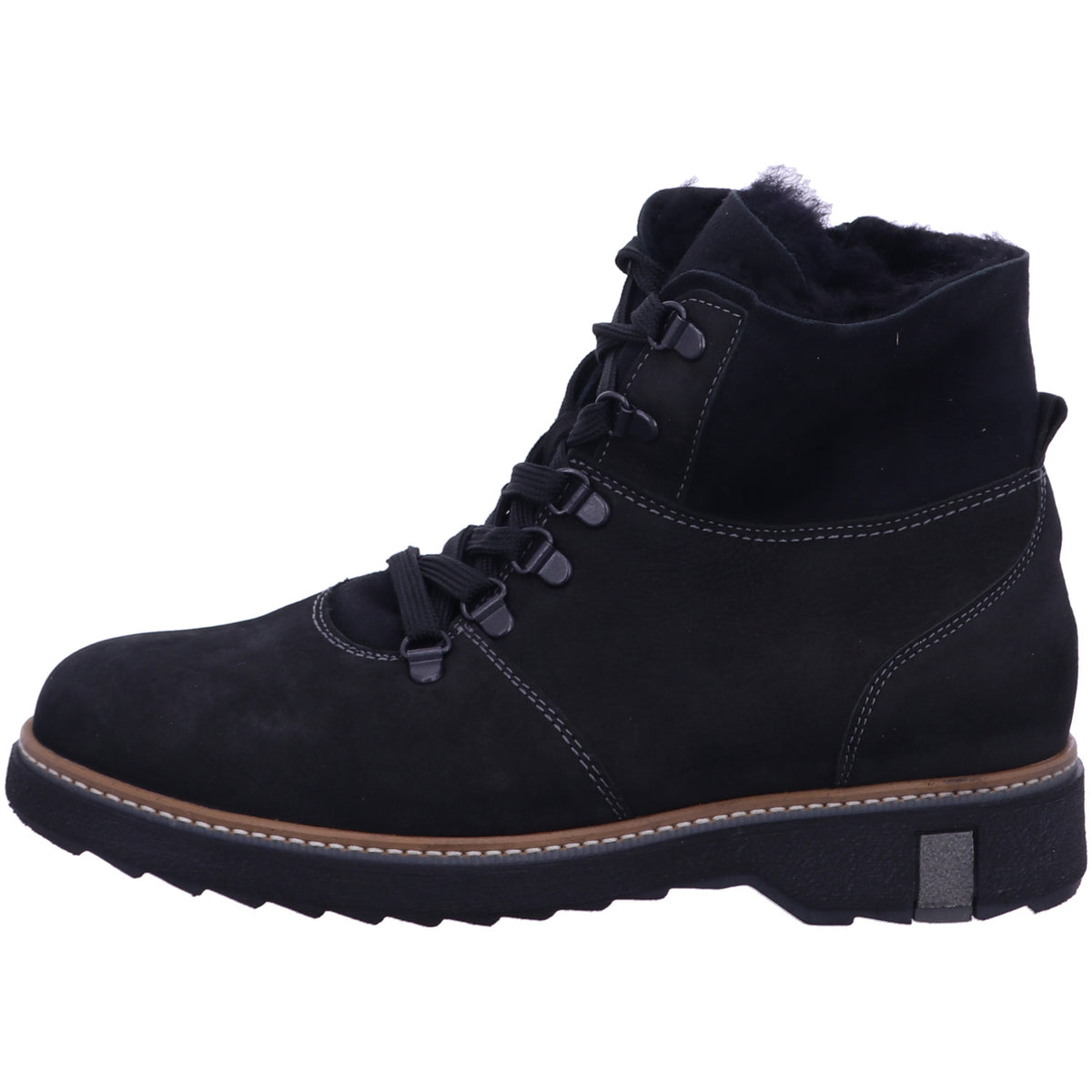 Waldläufer Winterschuh 911802 BEAR DOUBLEFACE BEAR in Schwarz
