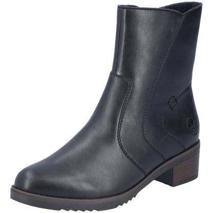 Rieker Winterschuh Y0581  in Schwarz
