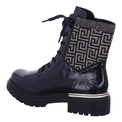 Rieker Winterschuh 72607  in Schwarz