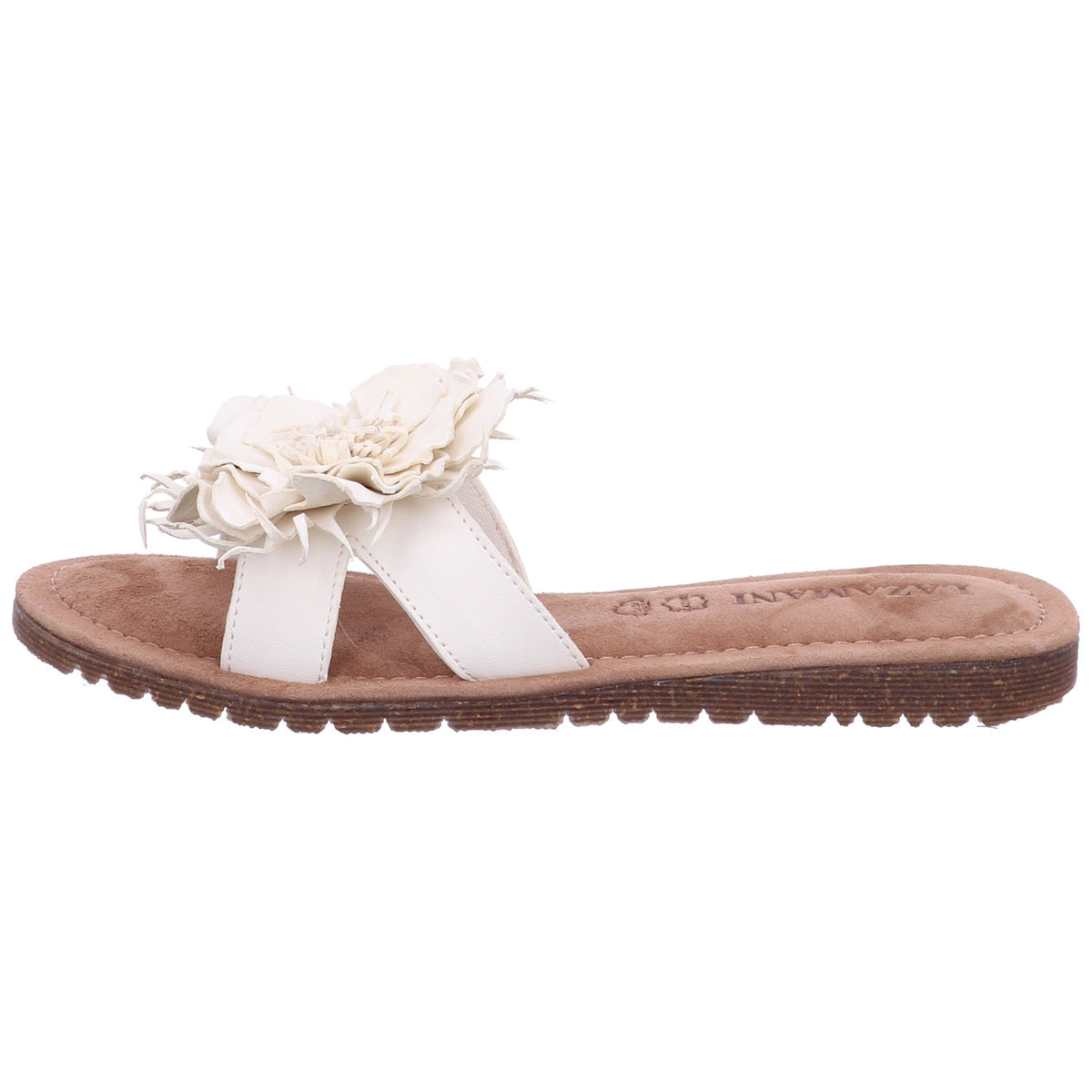 Lazamani Pantolette LA33765  in weiss