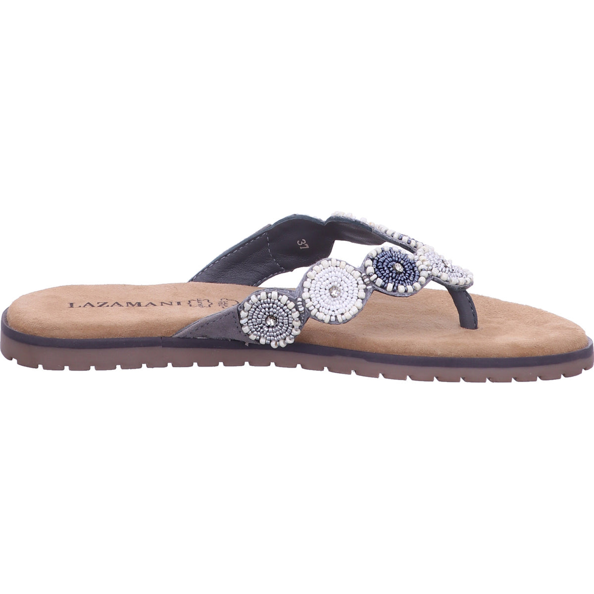 Lazamani Pantolette LA75955  in Grau