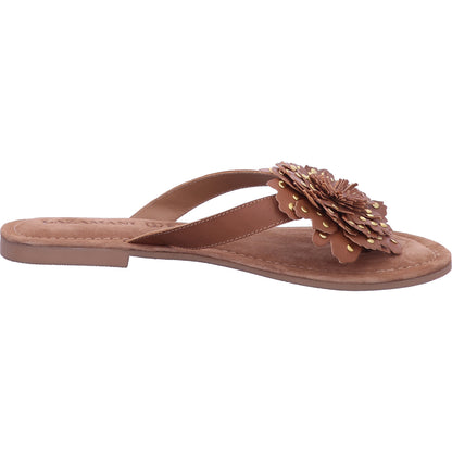 Lazamani Pantolette LA33794  in Braun