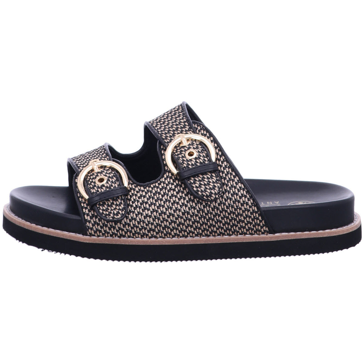 Rieker Pantolette V9584  in Schwarz