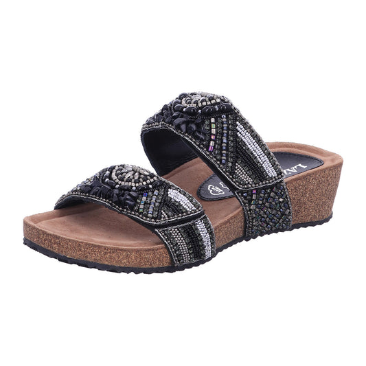 Lazamani Pantolette 75002  in Schwarz