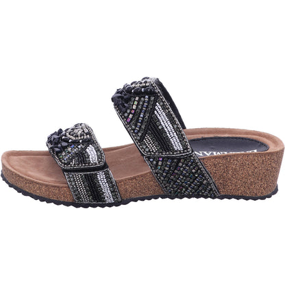 Lazamani Pantolette 75002  in Schwarz