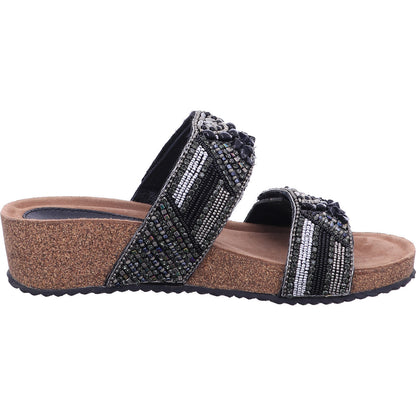 Lazamani Pantolette 75002  in Schwarz