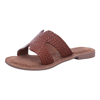 Lazamani Pantolette 75025  in Braun