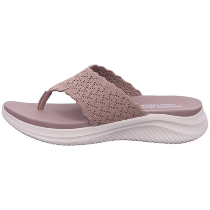 Skechers Pantolette 119971 ULTRA FLEX 3.0 SANDAL - RHYTHM WAVES in Braun