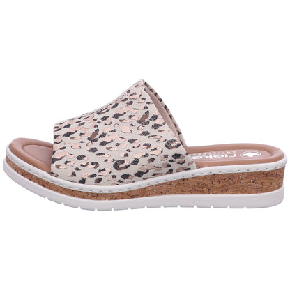 Rieker Pantolette V4188  in Beige