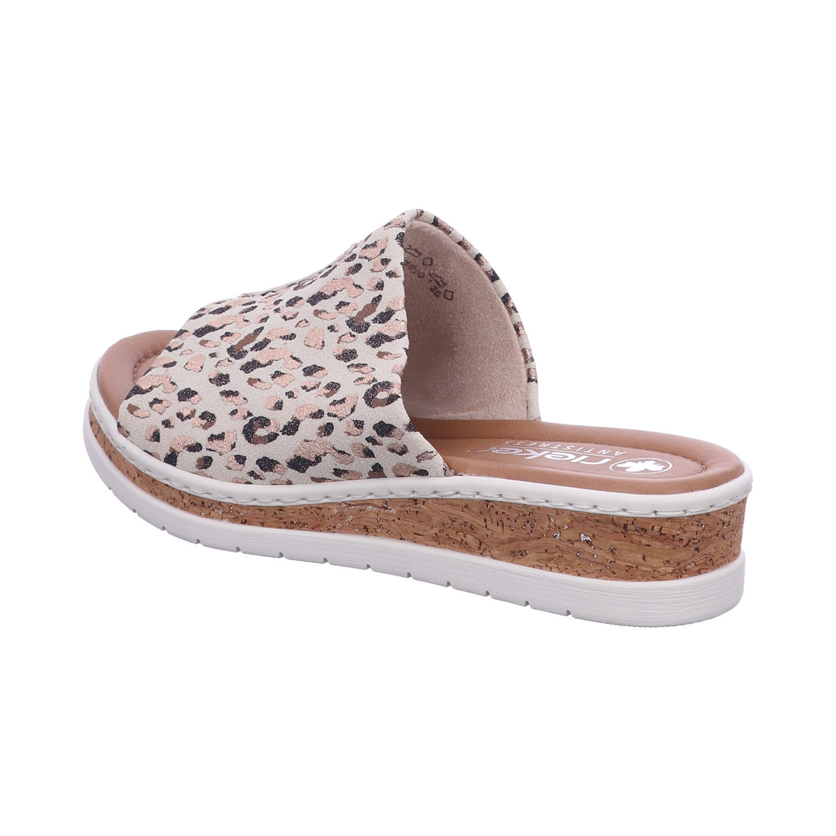 Rieker Pantolette V4188  in Beige