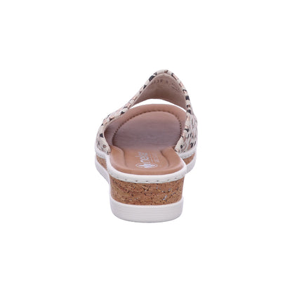 Rieker Pantolette V4188  in Beige