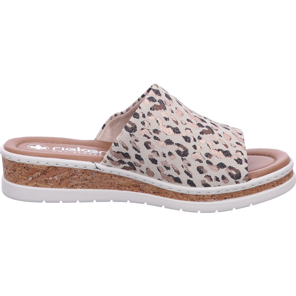 Rieker Pantolette V4188  in Beige
