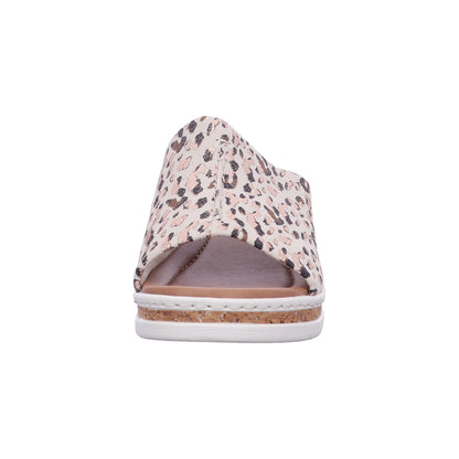 Rieker Pantolette V4188  in Beige