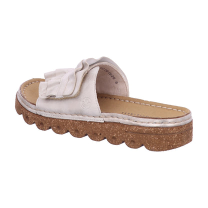 Rieker Pantolette V8763  in Beige