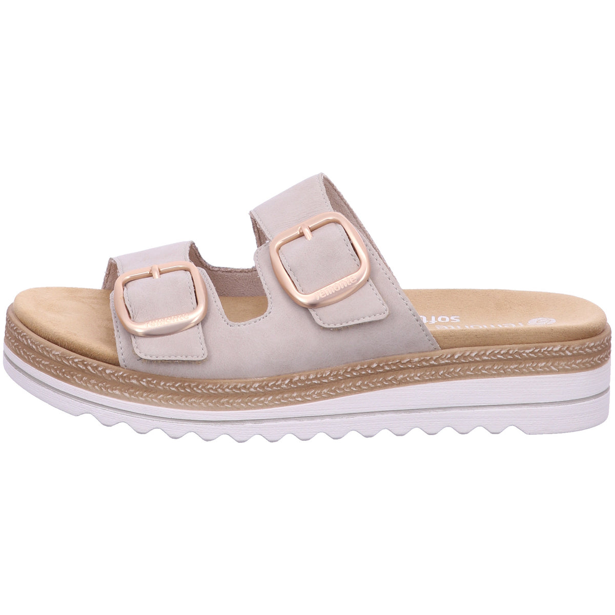 Remonte Pantolette D0Q66 Remonte Sandale in Beige