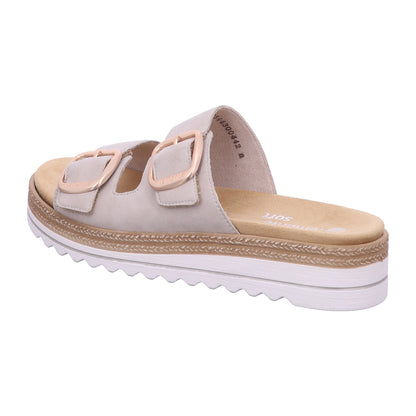 Remonte Pantolette D0Q66 Remonte Sandale in Beige