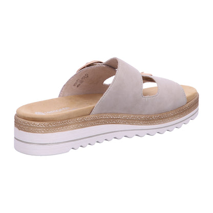 Remonte Pantolette D0Q66 Remonte Sandale in Beige