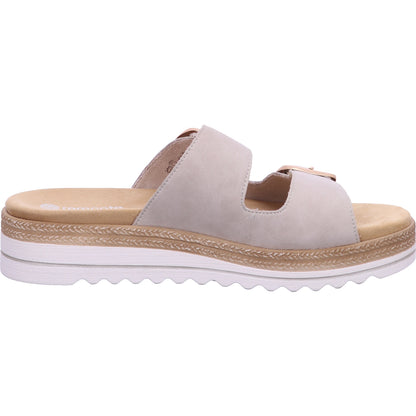 Remonte Pantolette D0Q66 Remonte Sandale in Beige