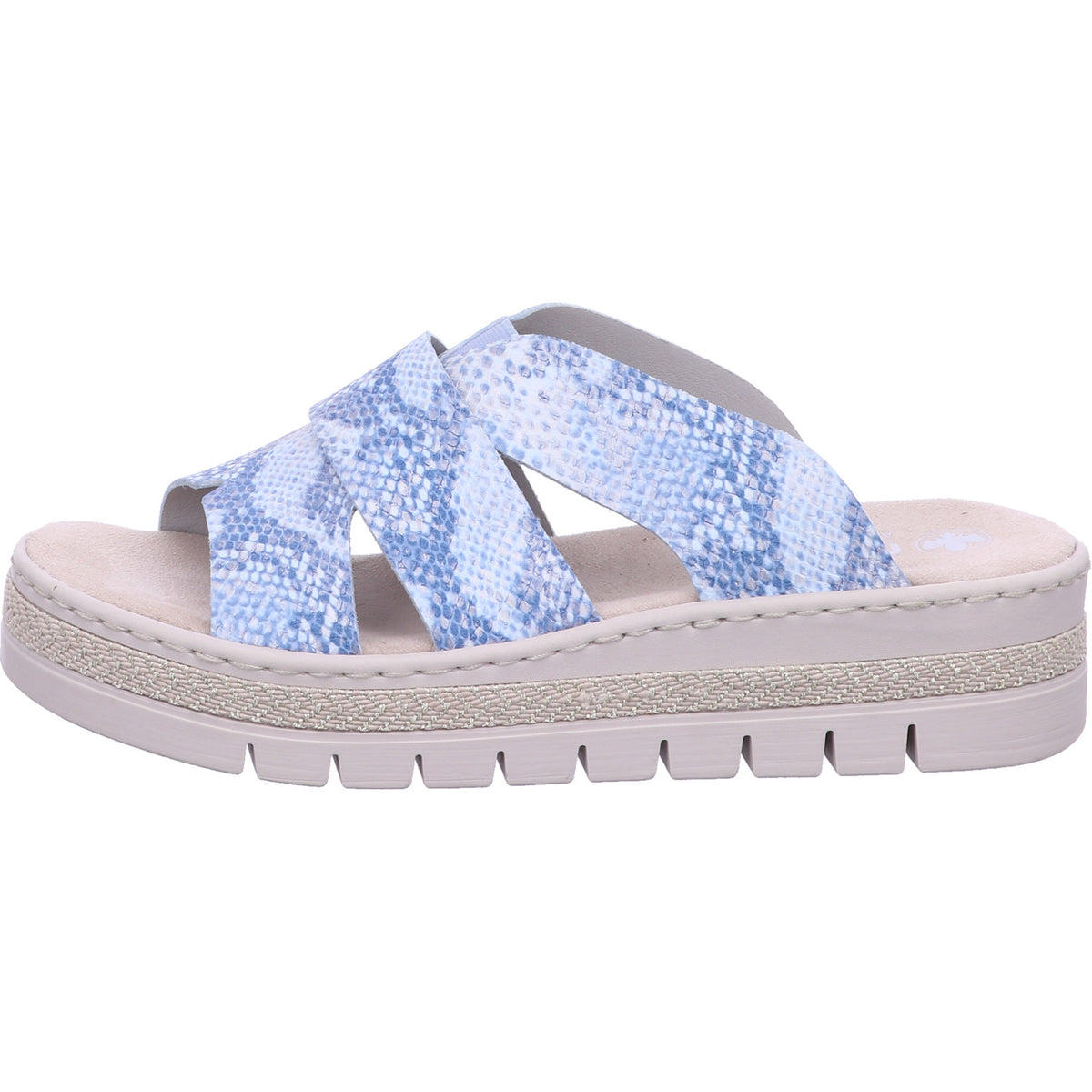 Rieker Pantolette V4989  in Blau